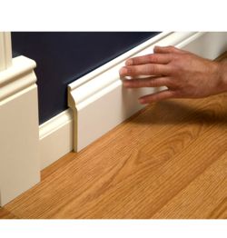 Bunny-proofing - WabbitWiki Craftsman Style Baseboards, Baseboards And Trim, Baseboard Styles, Chair Rail Molding, Baseboard Trim, Baseboard Molding, Foyer Decorating, Diy Home Repair, Wood Trim