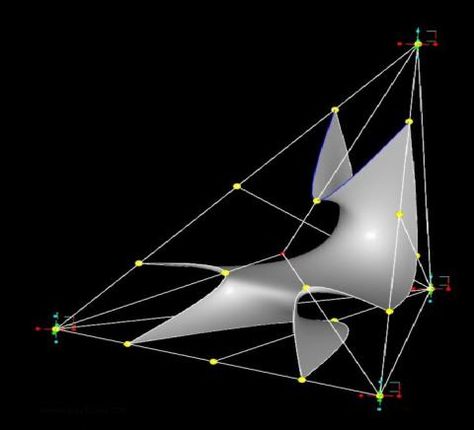 GH_PLUG-IN_Generate Minimal Surfaces from boundary curves or do a minimal relaxation on a mesh. Surfaces Architecture, Grasshopper Rhino, Landscape Diagram, Urban Analysis, Tensile Structures, Minimal Surface, 3d Printer Designs, Grasshoppers, Generative Design