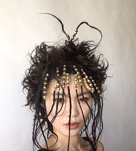 BROOKLYN (@brooklynbauman) • Instagram photos and videos Hair Beads, Create Collage, Hair Inspo, Brooklyn, Beauty Makeup, Personal Style, Hair Makeup, Wigs, Dreadlocks