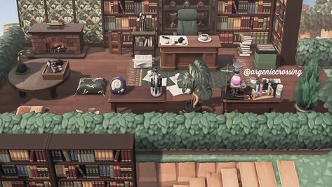 Acnh Crafts, Acnh Terraforming, Acnh Museum, Fae Farm, Dark Academia Library, Acnh Cottagecore, Museum Studies, Acnh Design, Animal Crossing Wild World