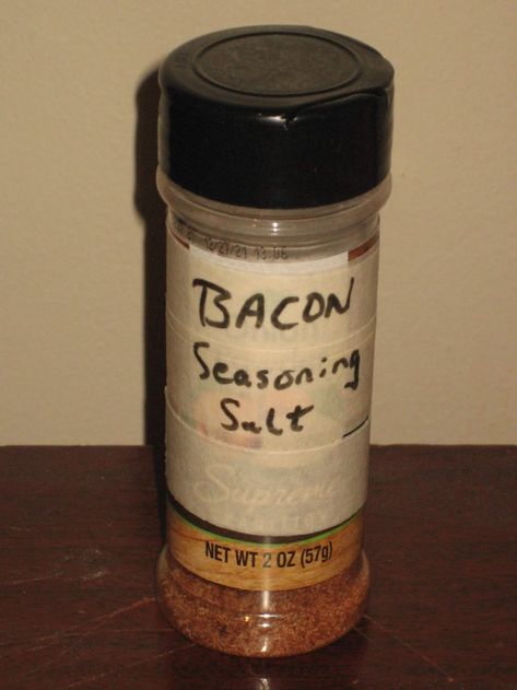 Seasoning Salt Recipe, Bacon Seasoning, Bacon Salt, Homemade Spice Mix, Spice Mix Recipes, Popcorn Seasoning, Flavored Salts, Seasoning Salt, Vegan Bacon