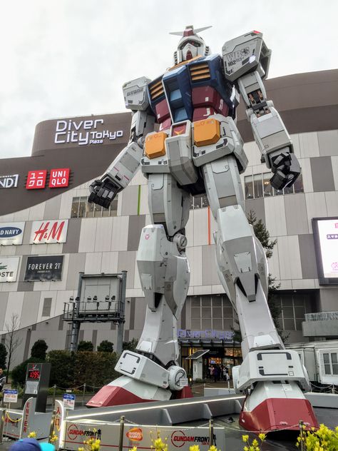 Gundam Statue, Odaiba Tokyo, Unicorn Statue, Unicorn Gundam, Odaiba, Tour Guide, Gundam, Tokyo, Statue