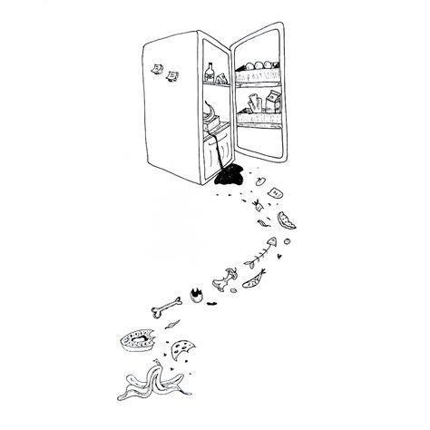 #inktober #inktober2023 #ink #path #fridge #food #hungry Fridge Food, Pencil Art, Drawings, Art