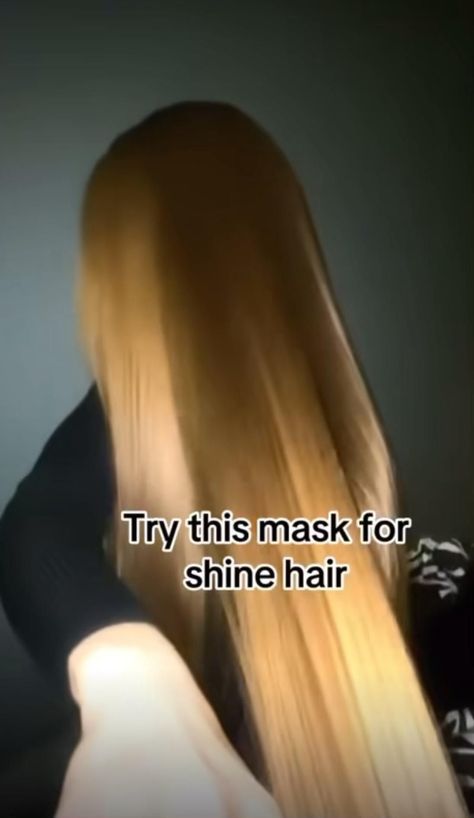 Try this homemade mask that will make your hair shiny and feel soft. #hairhealty #hairroutine Apply on your hair 1x per week!.#hairhealty,#hairroutine#haircaremask#haircareroutine,#hairgrowth,#haircareaesthetic#natural,#hair,#removal,#permanent,#faces,#naturalhairremovalpermanentfaces#hairoil,#hairoils,#hairgrowth,#hairgrowthoil,#hairgrowthoils,#hairgrowthtips,#hairgrowthjourney,#hairgrowthproducts,#longhair Mask For Shiny Hair, Healthy Hair Mask, For Shiny Hair, Soft Shiny Hair, Healthy Shiny Hair, Homemade Hair Treatments, Healthy Hair Routine, Natural Hair Removal, Homemade Hair Mask