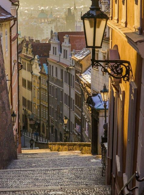 Castle Stairs, Prague Aesthetic, Prague Apartment, Prague Architecture, Ui Ux 디자인, In Bed, Visit Prague, Old Castle, Prague Travel