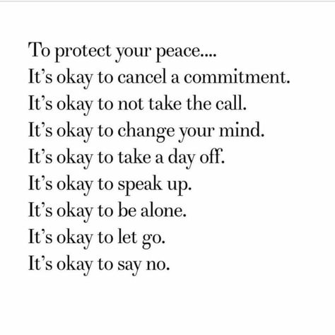 It's Okay to protect your peace. Peace Of Mind Quotes, It Will Be Ok Quotes, Protect Your Peace, Inner Peace Quotes, Falling In Love Quotes, Tracee Ellis Ross, Peace Quotes, Note To Self, Happy Quotes