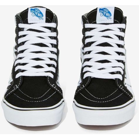 Vans x Eley Kishimoto Sk8-Hi Sneaker ($54) ❤ liked on Polyvore featuring shoes, sneakers, platform shoes, zipper sneakers, lace up high top sneakers, high top sneakers and platform sneakers Eley Kishimoto, Hi Top Vans, Sneakers Black And White, Nb Shoes, Vans Trainers, Sneakers High Top, Vans High, White Platform Sneakers, Vans Vans