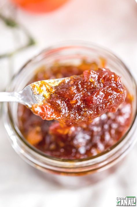 Spicy Tomato Chutney, Tomato Chutney Recipe, Best Cranberry Sauce, Clafoutis Recipes, Indian Meal, Tomato Relish, Tomato Jam, Cranberry Sauce Recipe, Tomato Chutney