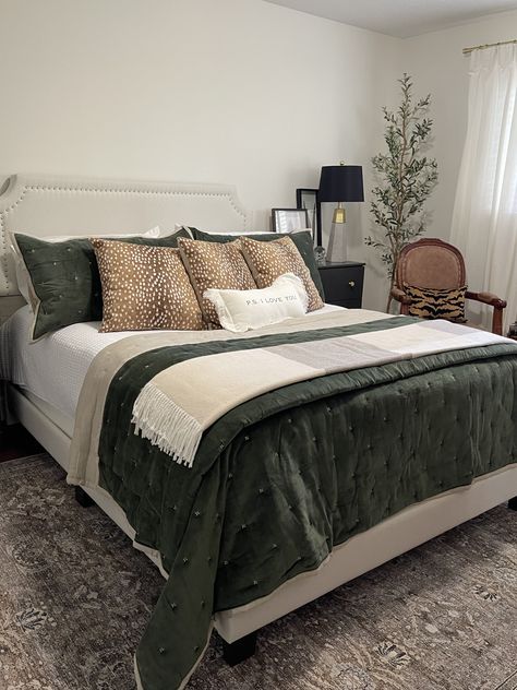 Shop our Influencers' top picks on Amazon Moody Bedspread, Ideas For A Bedroom, Ceiling Remodel, Room Refresh, Bedroom Deco, Creative Bedroom, Relaxing Bedroom, Floor To Ceiling, Apartment Decor Inspiration