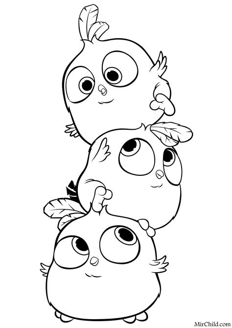 Movie Coloring Pages, Birds Coloring Pages, Birds Movie, Angry Birds Movie, Bird Coloring Pages, Cute Doodles Drawings, Disney Coloring Pages, Happy Paintings, Cute Cartoon Drawings