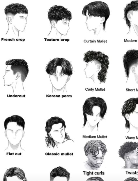 Different Types Of Mens Haircuts, Middle Part Male Haircut, 16 Guard Haircut, Different Hairstyles For Men, Haircut For Tomboy, Kaka Hairstyle, Men Curtain Hairstyle, Man Hair Reference, Types Of Haircuts Men