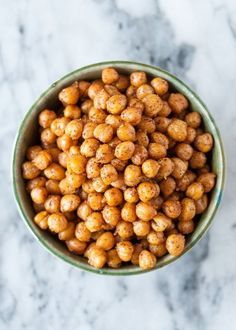 How To Make Crispy Roasted Chickpeas in the Oven — Cooking Lessons from The Kitchn | The Kitchn Dry Roasted Chickpeas, Crispy Roasted Chickpeas, Oven Roasted Chickpeas, Chickpea Snacks, Chickpeas Recipe, Veggie Snacks, Crispy Chickpeas, Chickpea Recipes, Cooking Lessons