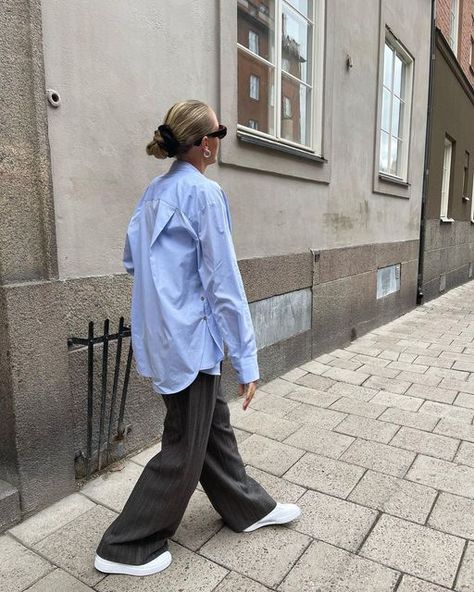 SECOND FEMALE on Instagram: "@angelicabarwich looking chic wearing our Heaven Shirt and Piya trousers ☁️ Explore more via link in bio #secondfemale #secondfemaleiseveryfemale #fall22"