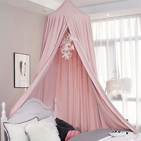 Amazon.com: Princess Bed Canopy for Girls Kids Baby Bed, Prince Round Dome Canopy for Children Room Indoor Outdoor Castle Play Tent Hanging House Decoration Reading Nook Pink Bed Canopy, Pink Canopy, Girls Bed Canopy, Kids Bed Canopy, Princess Canopy Bed, Baby Tent, Nursery Canopy, Nook Decor, Kids Canopy