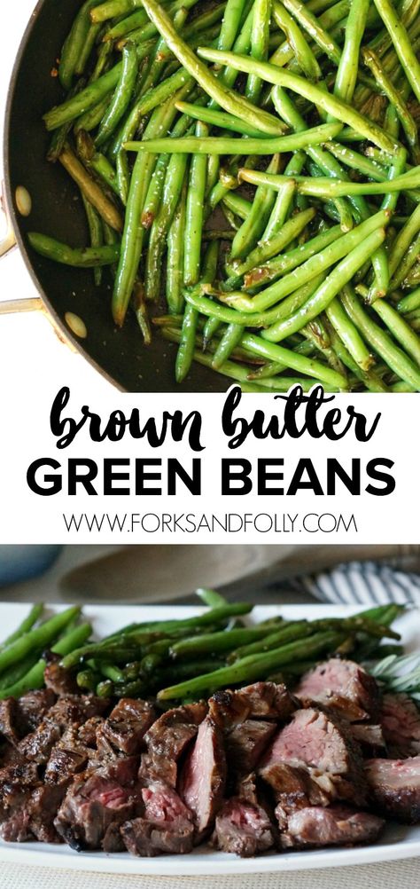 Butter Green Beans, Green Beans Side, Green Beans Side Dish, Weekly Menu Plan, Buttered Vegetables, Green Beans Recipe, Brown Sugar Recipes, Butter Salmon, Grilled Pork Tenderloin