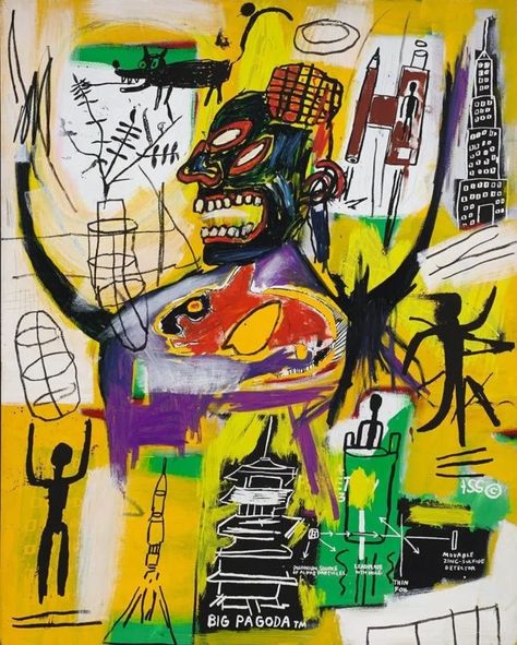 Modernism vs. Postmodernism Explained in 6 Facts and 13 Artworks Jm Basquiat, Jean Michel Basquiat Art, Basquiat Paintings, Basquiat Art, Postmodern Art, Expressionist Painting, Jean Michel Basquiat, Art Brut, Inspirational Artwork