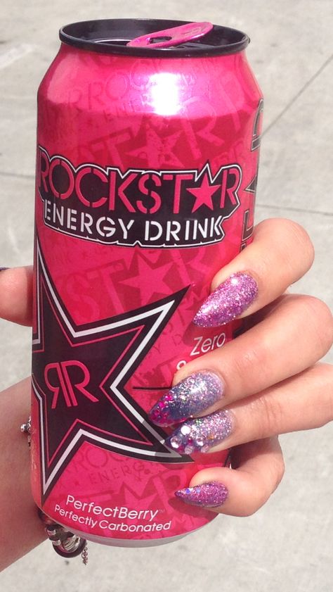 #rockstar#nails Rockstar Drink, Cheetah Birthday Party, Cheetah Birthday, Rockstar Nails, Rockstar Energy Drinks, Rockstar Energy, Motorcycle Aesthetic, Trashy Y2k, 2000s Fashion Outfits