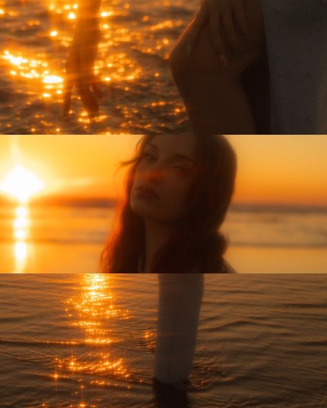 the beach with @laurenschelling 🐚 Beach Beauty Shoot, Photo Shoots Aesthetic, Sea Beach Photoshoot, Inspo For Instagram Photos, Photoshoot Beach Aesthetic, Beach Photography Ideas Instagram, Sunset Swimming Aesthetic, Beach Photoshoot Film, Sunrise Inspo Pics