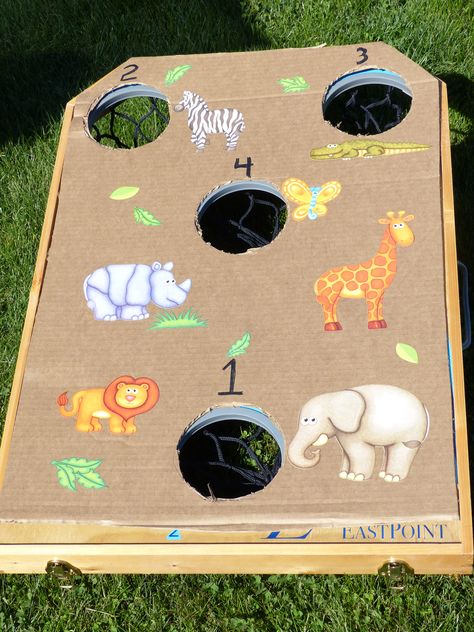 Jungle Obstacle Course, Safari Games For Kids, Toddler Birthday Games, Safari Games, Wild Kratts Birthday Party, Feed The Animals, Safari Game, Safari Activities, Jungle Thema