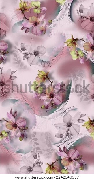 Digital Allover Design, Allover Design Pattern, Kalam Kari, Flower Pattern Design Prints, Flower Allover, Digital Designer, Allover Design, Flower Pattern Design, December 23