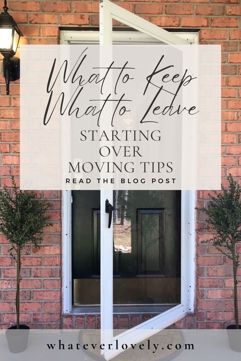 brick house black front door with text about moving tips Moving Out Of The Country Checklist, What To Move First When Moving, Moving House Tips Packing, What To Do When You First Move Into A House, Moving Out Of State Tips, Tips For Moving Across The Country, Pre Moving Checklist, How To Start Packing To Move Houses, Where To Start When Packing To Move