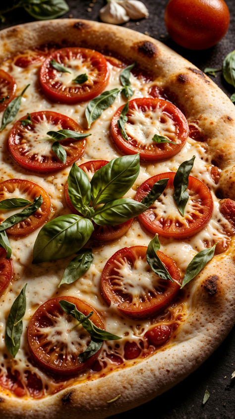 Italian Pizza Aesthetic, Pasta Italy, Pizza Aesthetic, Dinner Homemade, Italian Night, Bakery Interior, Pizza Margherita, Italian Dinner, Margherita Pizza