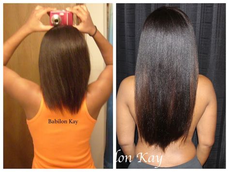 Journey To Waist Length - Four Simple Rules  Read the article here - https://blackhairinformation.com/growth/hair-growth/journey-to-waist-length-four-simple-rules/ 1 Year Hair Growth, Long Relaxed Hair, Natural To Relaxed Hair, Relaxed Hair Journey, Natural Hair Journey Growth, Healthy Relaxed Hair, Hair Challenge, Silk Press Natural Hair, Waist Length Hair