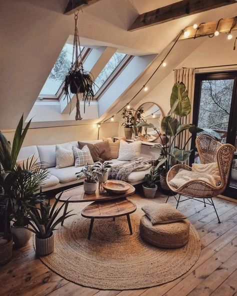 Living Room Design Boho, Bohemian Living Room Decor, Boho Chic Living Room, Boho Interior Design, Bohemian Interior Design, Chic Living Room, Bohemian Living Room, Chic Living, Boho Interior