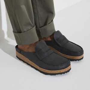 Naples | shop online at BIRKENSTOCK Birkenstock For Men, Naples Outfit, Birkenstock Styles, Black Birkenstock, Two Strap Sandals, Mens Shoes Sandals, Leather Shops, Beach Shoes, Nubuck Leather