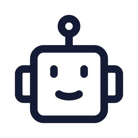 Robotic Icon | Stroke | Standard | Download on Hugeicons Pro Robot Icon, Icon Pack, Icon Font, Yearbook, Print Design