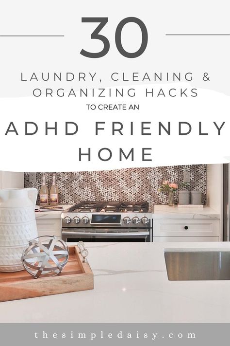 Laundry, Cleaning & Organizing Hacks For An ADHD Friendly Home Clean Laundry Storage, Home Chores Organization, Visual Storage Ideas, Tidy Up Tips, Things To Organize At Home, Tidy House Tidy Mind, Extreme Organization Ideas, Tidy Home Hacks, Decluttering And Organizing Home