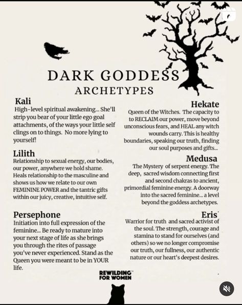 Divine Feminine Sexuality Goddesses, Gods In Witchcraft, Nyx Goddess Ritual, Dieties For Witches, Spells For Energy, Crystals For Hekate, Working With Hekate, Hekate Crystals, Deities Witchcraft List