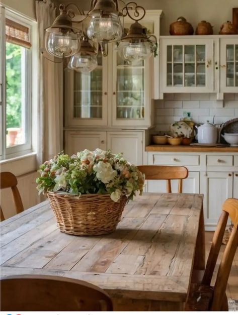 Cottage Home Vibes, Cottage Home Asethic, Earthy Cottage Kitchen, Modern Farm Home Interior, Cozy Natural Home, Home Inspo Kitchen, Home Stead Aesthetic, Countryside Home Interior, Warm House Interior