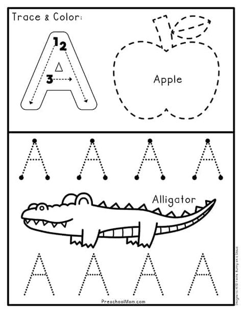 Uppercase Tracing Letter Worksheets - Preschool Mom A Tracing Worksheets Preschool, Uppercase Letter Worksheets For Preschool, Tracing Letter A Worksheets Preschool, A Letter Tracing, A Letter Worksheets Preschool, Letter Tracing Activities For Preschool, Pre K 3 Worksheets Free Printables, Letter Tracing For Preschool, Letter A Words For Preschool