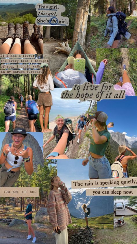 Hiker granola girl aesthetic summer Granola Girl Aesthetic Summer, Quotes Walking, Hiker Aesthetic, Quotes About Hiking, Funny Hiking Quotes, Walking Quotes, Granola Aesthetic, Short Travel Quotes, Granola Girl Aesthetic