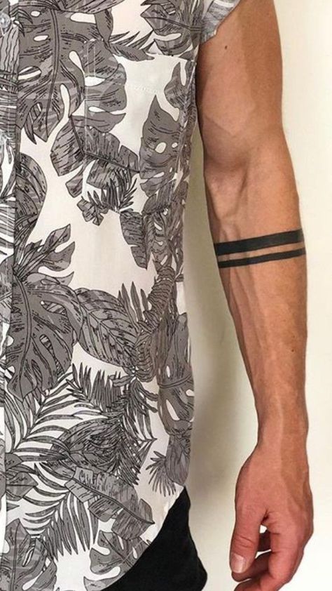 Leg Band Tattoos, Stripe Tattoo, Arm Tattoos Black, Wrist Band Tattoo, Armband Tattoos For Men, Band Tattoos For Men, Black Line Tattoo, Tattoo Band, Around Arm Tattoo