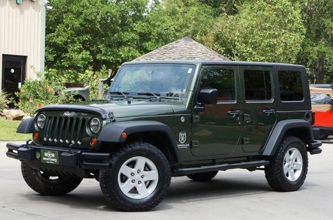 2009 Green Jeep Wrangler Unlimited - Select Jeeps ~ Green Jeep Wrangler, 2009 Jeep Wrangler Unlimited, League City Texas, 2009 Jeep Wrangler, Green Jeep, Jeep Car, 2011 Jeep Wrangler, Wrangler Unlimited, Jeep Wrangler Unlimited