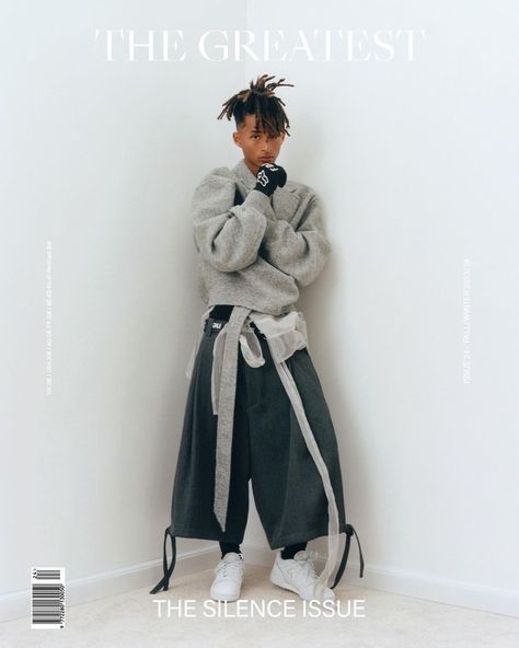 Jaden Smith Fashion, Art Cube, Kim Jones, Dope Fits, Album Art Design, Jaden Smith, Men Photoshoot, Male Poses, Total Look