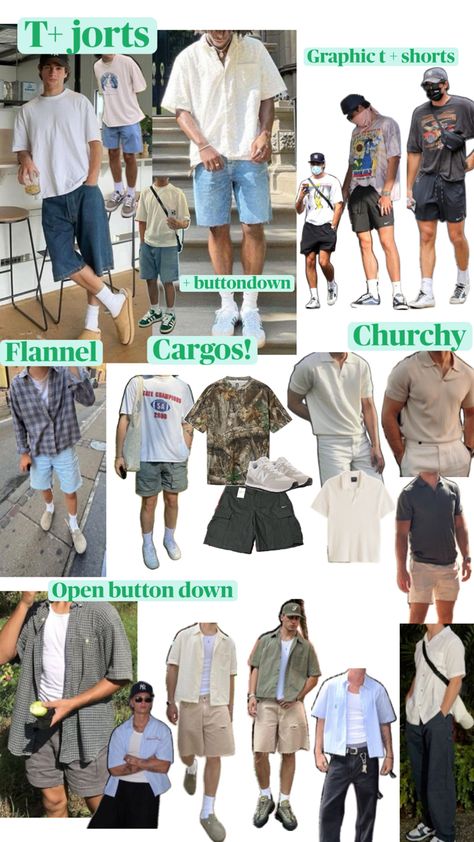 Obx Outfits Men, Farmers Market Outfit Men, Streetwear Fashion Boys, Granola Boy Outfits, Pogue Life Outfits, Outfit Outer, Guys Fashion Casual, Teen Boy Fashion, Mens Shorts Outfits