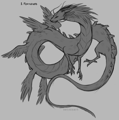 Feathered Dragon, Eastern Dragon, Dragon Art, Fantasy Creatures, Art Reference, Character Design, Humanoid Sketch, Google Search, Drawings