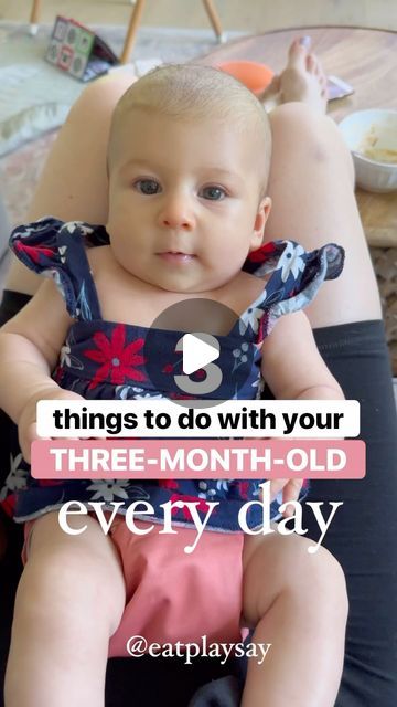 Jordyn Koveleski Gorman | Speech + Feeding Mom on Instagram: "👋 Hi, I’m Jordyn: Speech-Language Pathologist, Feeding Specialist, and Mom of 2. My goal is to educate parents on how to support their little one’s speech and feeding skills at home! 🥑 

These are my top 3️⃣ activities to do with your 3-month-old because they help support your little one’s speech, language, and oral motor skills. 

1️⃣ Teethers are often forgotten about or not introduced early enough. Bring them out around 10 weeks of age- which is right around the time you see baby chomping on their hands more! Mouthing teethers and other toys is great for oral sensory development. 

2️⃣ You’re told to “read everyday” with your little one but make sure you’re doing it while FACING baby. They can see your mouth and the book, a Things To Do With 2 Month Old Baby, 2-3 Month Old Activities, Activities For 3 Month Old, 3 Month Old Activities, Babies Activities, 2 Month Old Baby, 2 Month Baby, 3 Month Old, 3 Month Old Baby