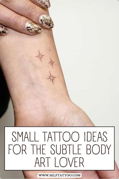 Minimalist tattoo designs and small tattoos have become super popular over the last few years, and the trend doesn’t seem to be going anywhere. Here are some small tattoo designs for your next tattoo! Small tattoo designs, hidden tattos, small tattos for women, Mini Tattoos Sleeve Woman, Star Tattoo Designs Minimalist, Delicate Women’s Tattoos, Minimalist Tattoo For Family, Birthday Tatoos Ideas For Women, Tattoos For Filling Gaps, Best Location For Small Tattoo, Dainty Sticker Tattoos, Trending Tattoos For Women 2024