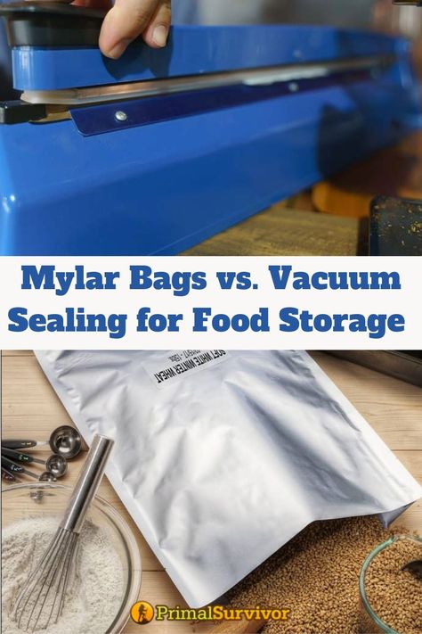 Diy Food Storage, Storage Bags Diy, Storing Food Long Term, Freeze Dried Food Storage, Vacuum Sealing Food, Food Saver Vacuum Sealer, Harvest Storage, Vacuum Seal Storage Bags, Survival Food Storage