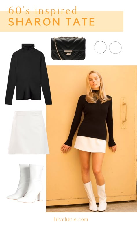 Sharon Tate Costume Halloween, Sharon Tate Halloween Costume, Sharon Tate Costume, Amy Dunne Halloween Costume, Hollywood Costume Ideas For Women, Easy Halloween Costumes For Blondes, Effortless Halloween Costumes, Hollywood Costume Ideas, Low Effort Halloween Costume