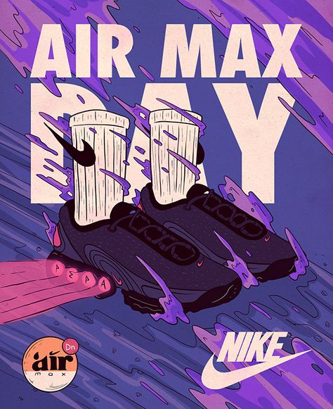 NIKE AIR MAX DAY 2024 Nike Illustration, Air Max Day, 1% Wallpaper, Air Max 1, Graphic Design Illustration, Design Illustration, Air Max, Adobe Photoshop, Nike Air Max