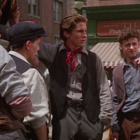 Jack Kelly Newsies Christian Bale, Newsies Christian Bale, Jack Kelly Newsies, Christian Bale Newsies, 1992 Newsies, Newsies 1992, David Jacobs, Chris Bale, Transition Goals