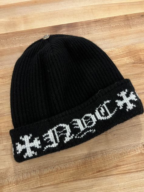 Chrome Hearts BIG DADDY NYC BEANIE | Grailed Chrome Hearts Beanie, Cashmere Beanie, Chrome Hearts, Men's Accessories, Accessories Shop, Crochet Projects, Clothing Brand, Cashmere