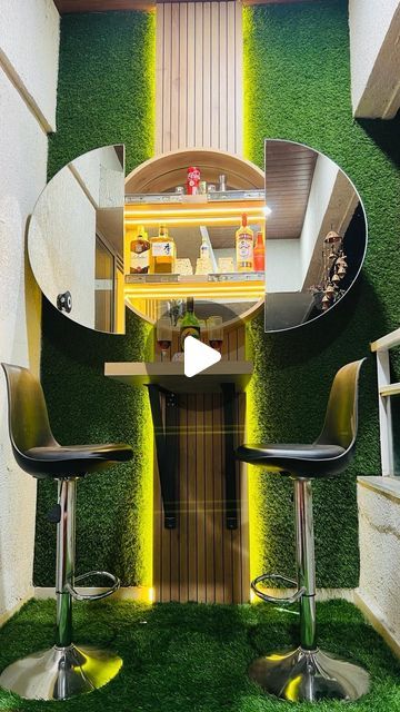 THE URBAN INTERIOR COMPANY on Instagram: "Bar unit for open balcony #theurbaninteriorcompany #tuic #bar #barcounter #balconydecor #balconydesign #luxury #luxuryhome #punecity #punekar #punecity" Bar Unit In Living Room, Open Balcony, House With Balcony, Bar Unit, Balcony Bar, Home Bar Design, Interior Desig, Urban Interiors, Small Balcony Ideas