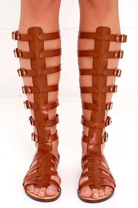 Tattoos Outdoors, Tall Gladiator Sandals, Celebrities Tattoos, Sandals Ideas, Animals Quotes, Cognac Sandals, Sandals Gladiator, Quotes Education, Women Platform Shoes