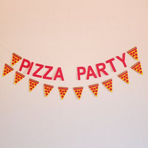 Pizza Party Pizza Party Decorations Pizza Decorations Pizza | Etsy Pizza Cake Topper, Pizza Decorations, Ninja Decorations, Winter Theme Kindergarten, Ninja Party Decorations, Pizza Party Decorations, 70th Birthday Banner, Valentines Day Pizza, Birthday Pizza